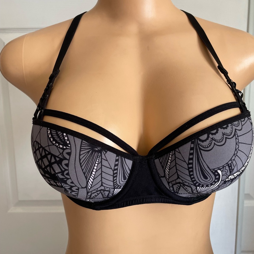 Marlies Dekkers Black and Gray Rare Sample Bra